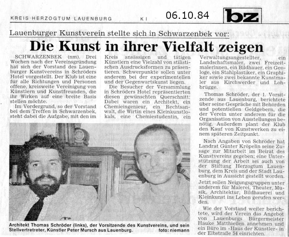 Die Kunst in ihrer Vielfalt zeigen