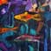 Unterwasser 2003 - Acryl auf Leinwand 70 x 80 cm